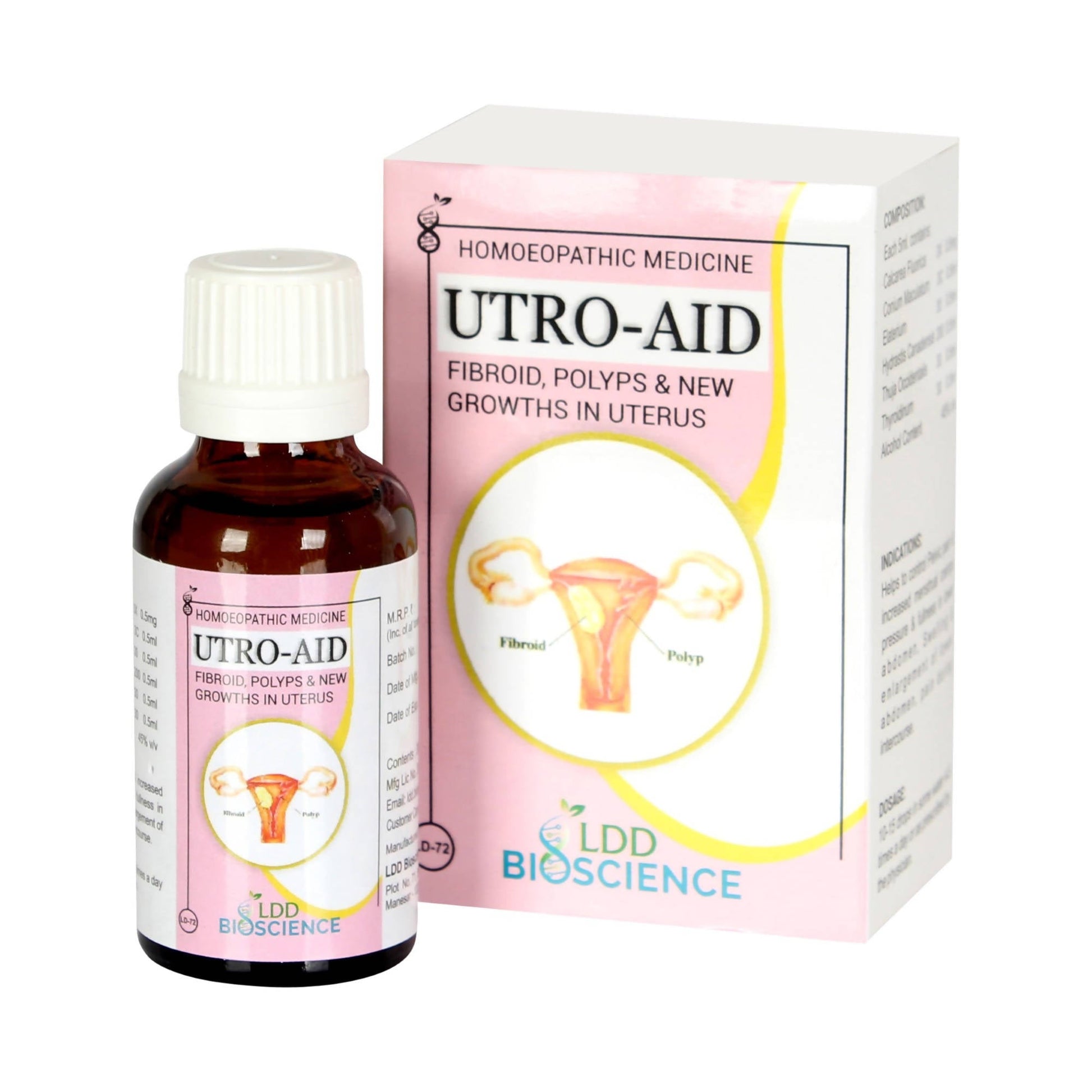 LDD Bioscience Homeopathy Utro-Aid Drops