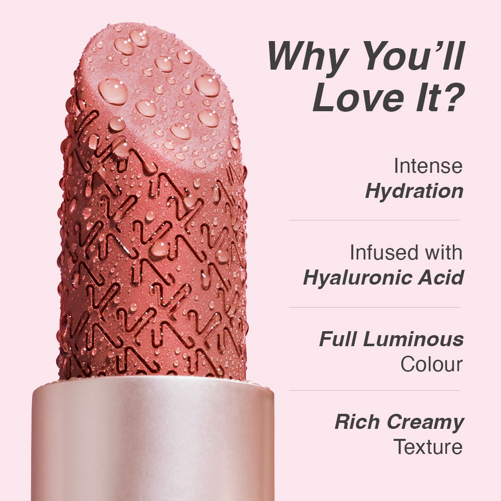 Kay Beauty Hydra Crème Hydrating Full Coverage Lipstick with Hyaluronic Acid-Dreamer 