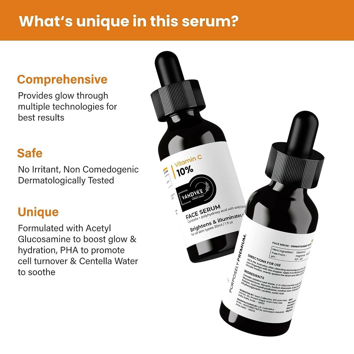 Vandyke Vitamin C 10% Face Serum  Grab2Buy Vandyke Grab2Buy