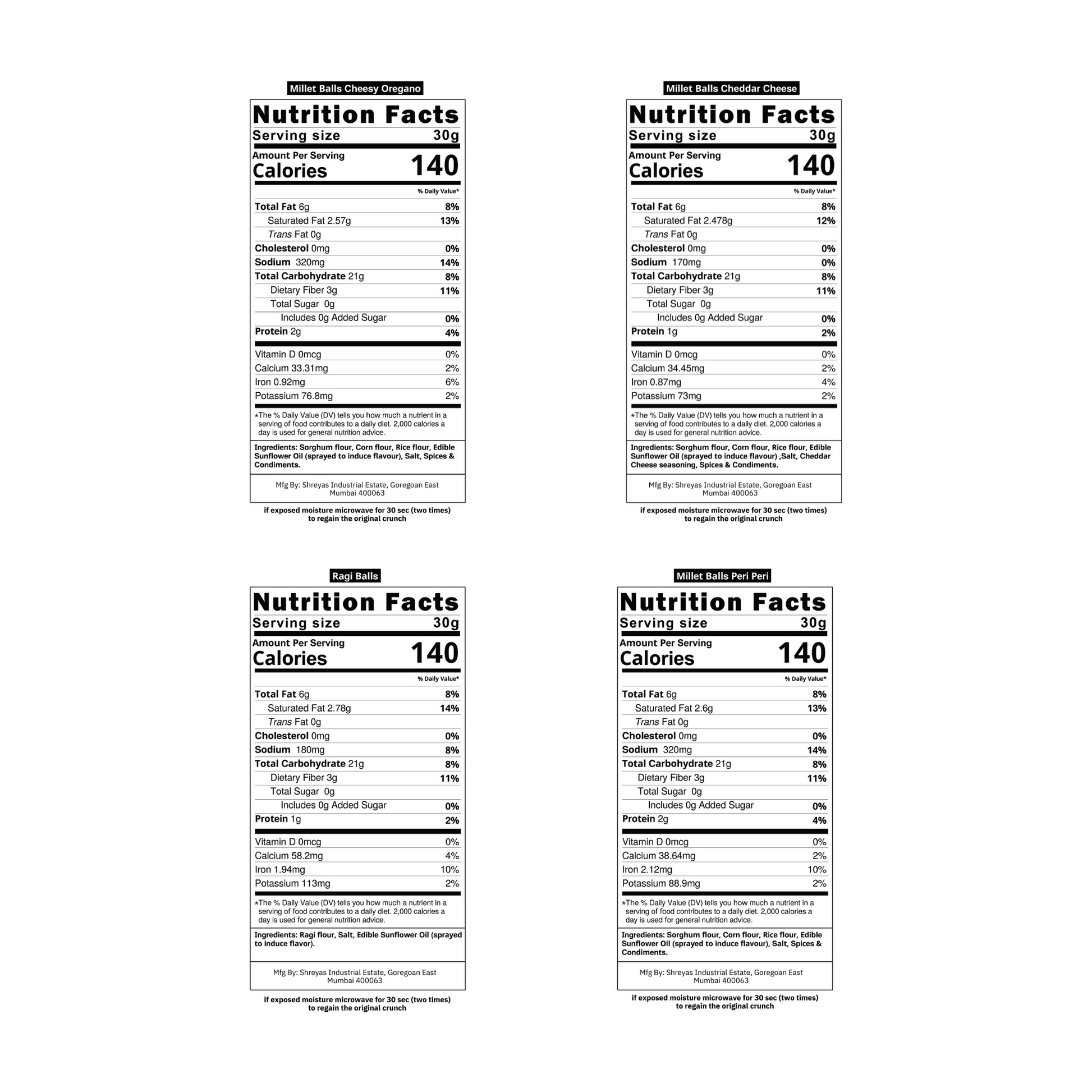 Healthy Master Millet Balls Combo 