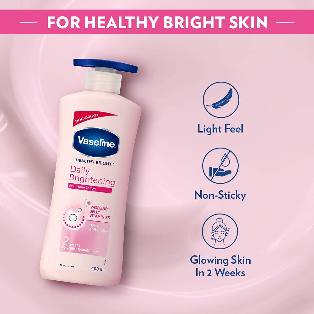 Vaseline Healthy Bright Daily Brightening Body Lotion light feel