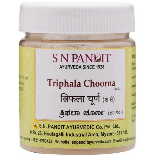 S N Pandit Ayurveda Triphala Choorna (S.S) 