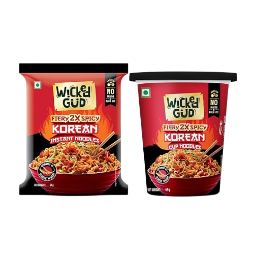 WickedGud Fiery 2X Spicy Korean Noodles Combo  Grab2Buy WickedGud Grab2Buy