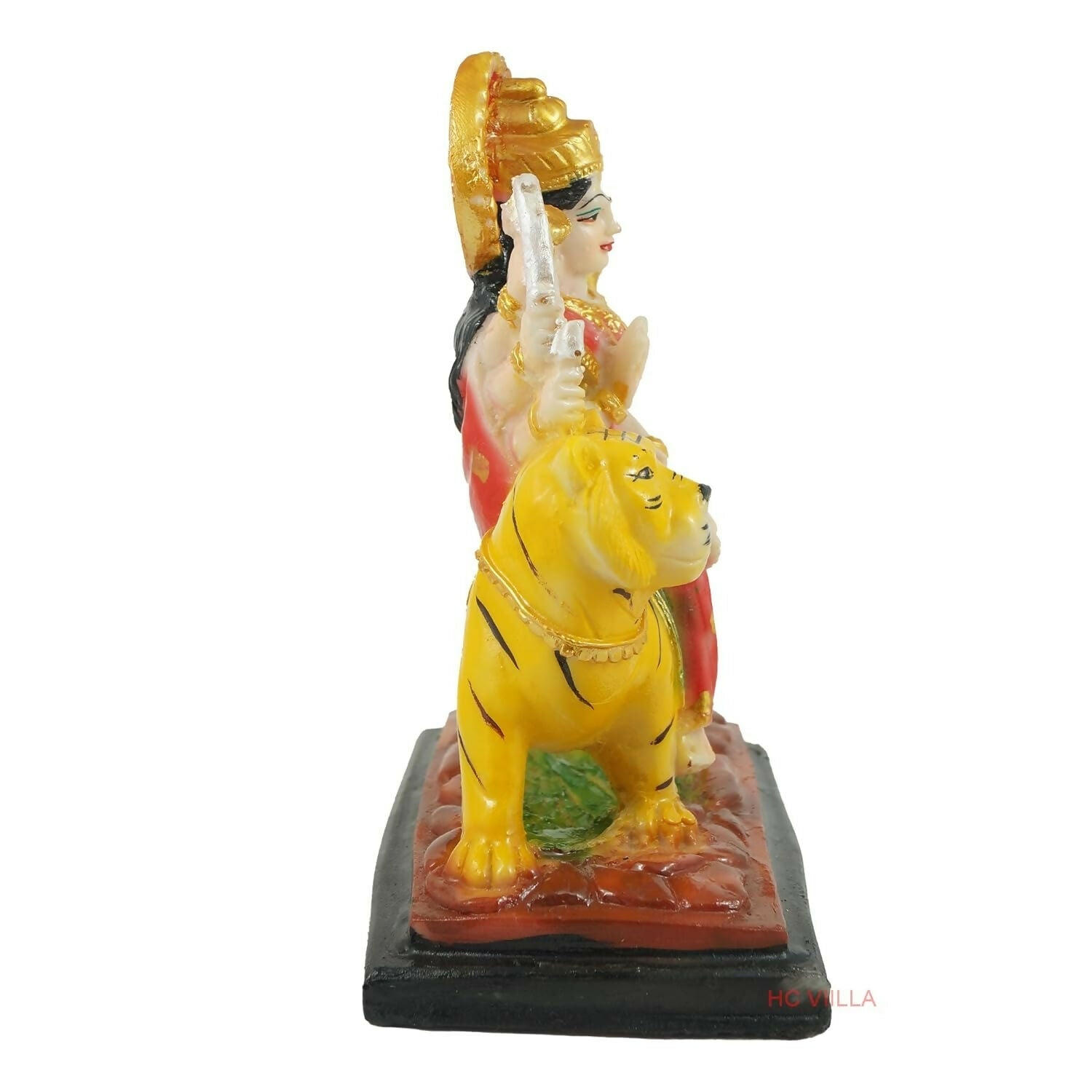 Hc Villa Polyresin Sherawali Mata Durga Maa Murti Statue - Grab2buy