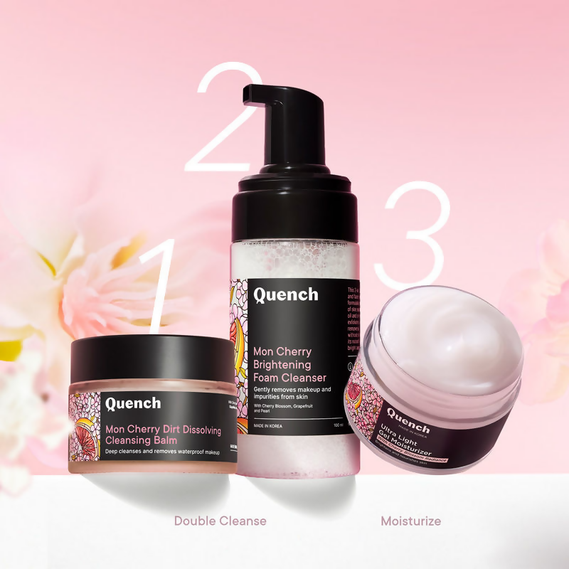 Quench Ultra Light Gel Moisturizer With 2% Niacinamide & Cherry Blossom For Intense Brightening 