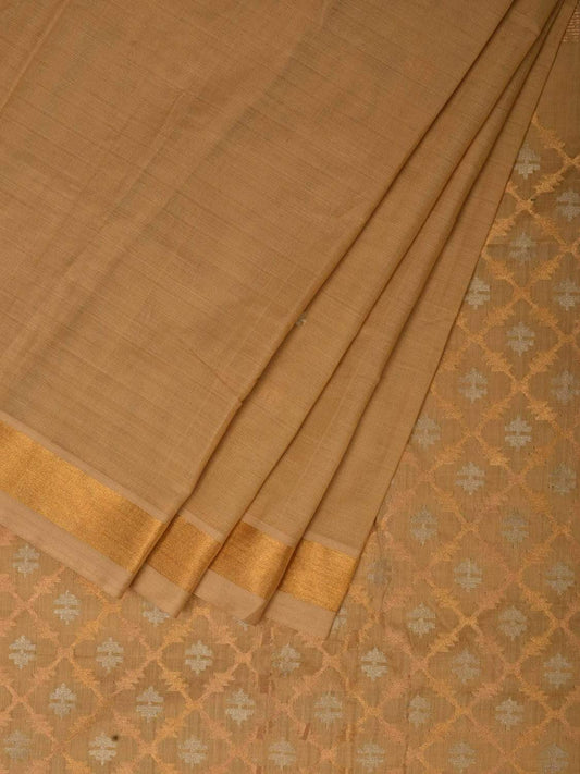 Cream Uppada Cotton Handloom Grab2Buy with Jamdani Pallu Design - Global Threads 