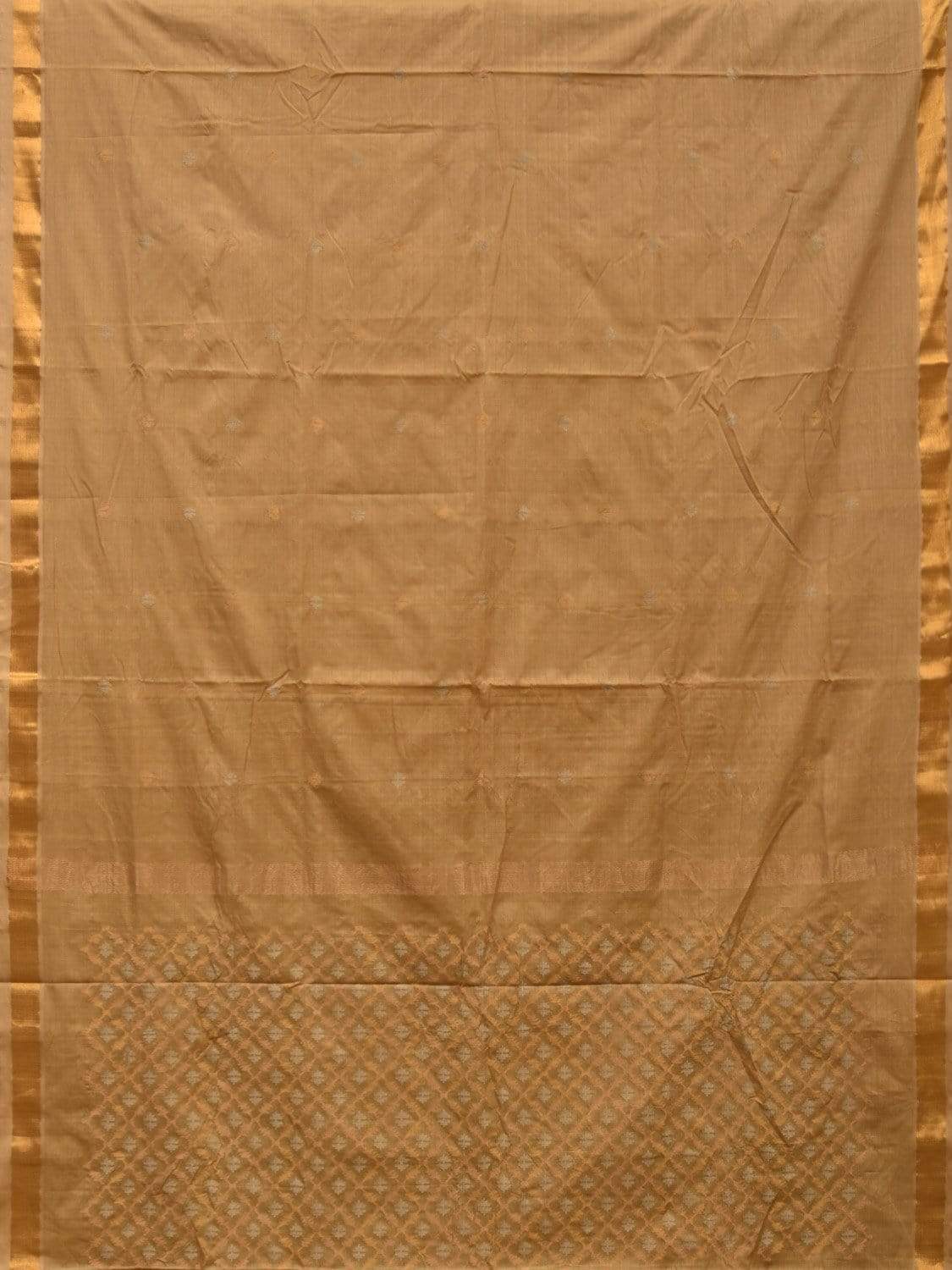 Cream Uppada Cotton Handloom Grab2Buy with Jamdani Pallu Design - Global Threads 