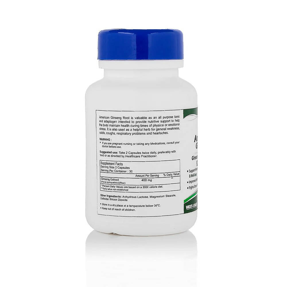 Healthvit American Ginseng Capsules - Grab2buy