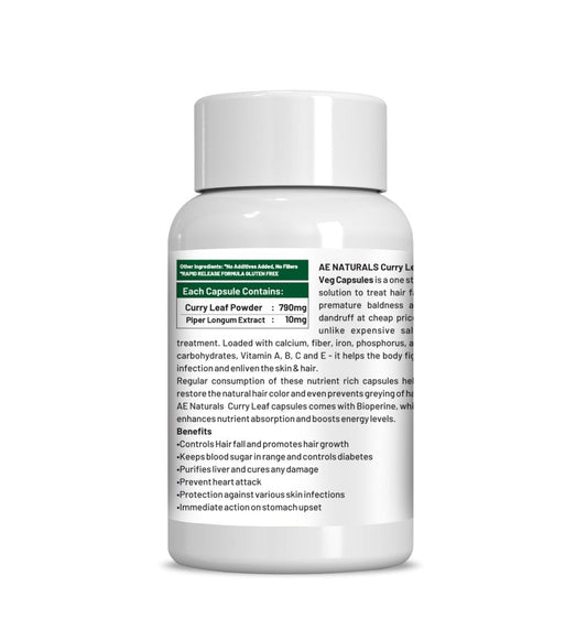 Ae Naturals Curry Leaf Capsules - Grab2buy