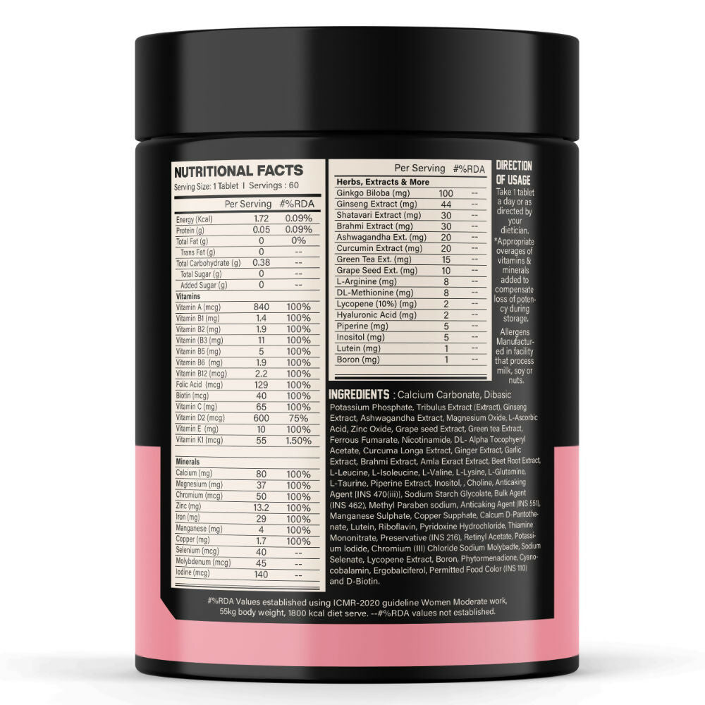 MyFitFuel Women Advance Daily Essential Multivitamin Capsules 