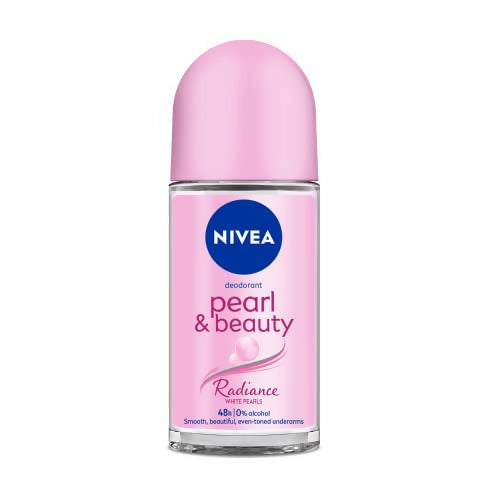 Nivea Deodorant Roll On Pearl & Beauty Radiance For Eventoned Smooth & Beautiful Underarms 