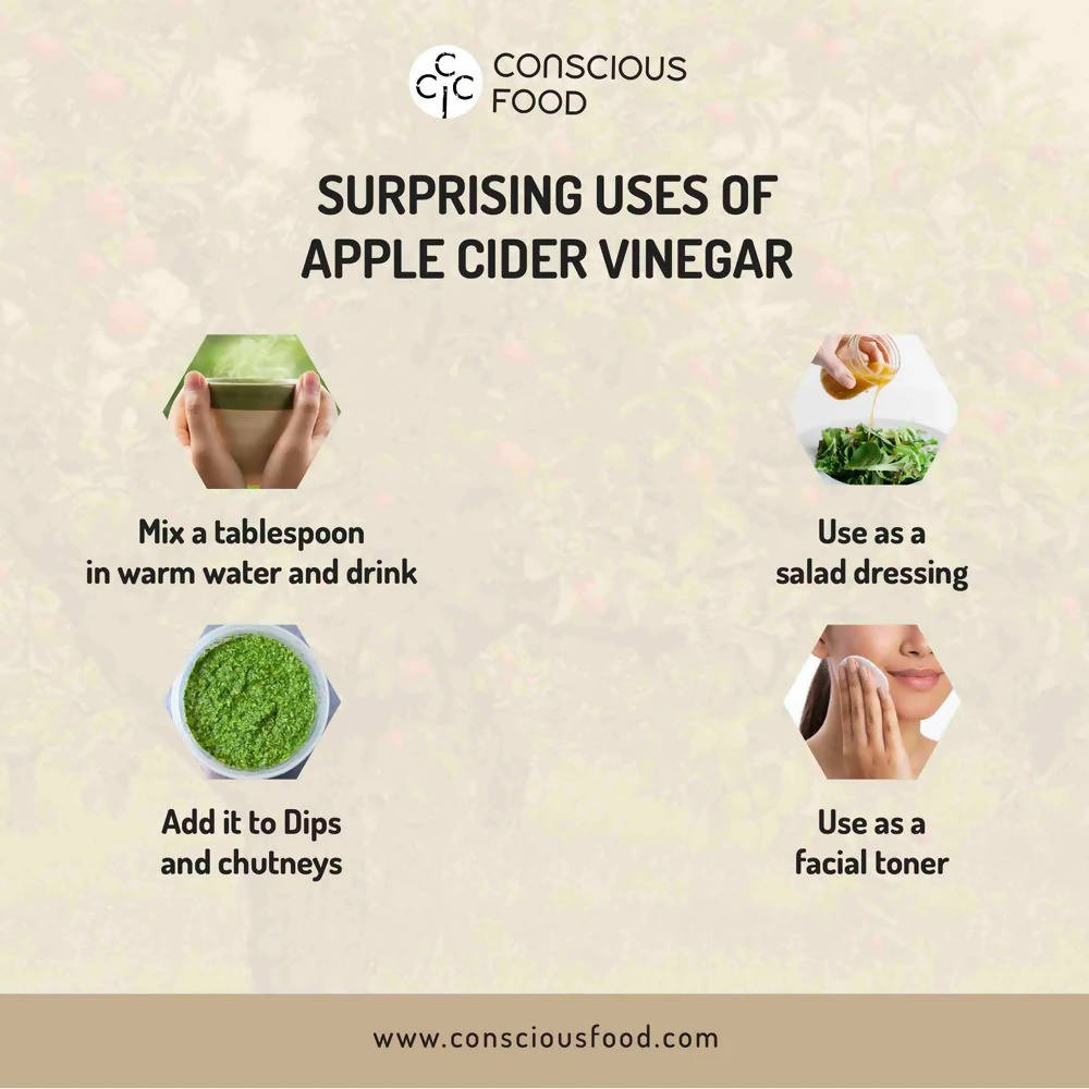 Conscious Food Organic Himalayan Apple Cider Vinegar 