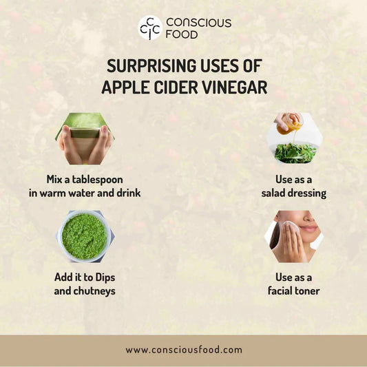 Conscious Food Organic Himalayan Apple Cider Vinegar 