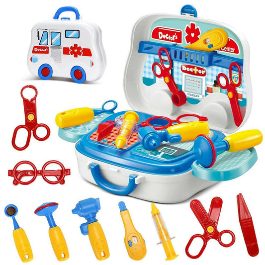 Sardar Ji Ki Dukan Pretend Play Doctor Play Sets For Boys/Girls/Kids Doctor Kit Toys With Suitcase - Isi Approved (Doctor Set - Box) - Grab2buy