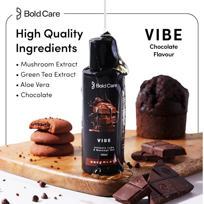 Bold Care Vibe Chocolate Flavor Massage Gel 