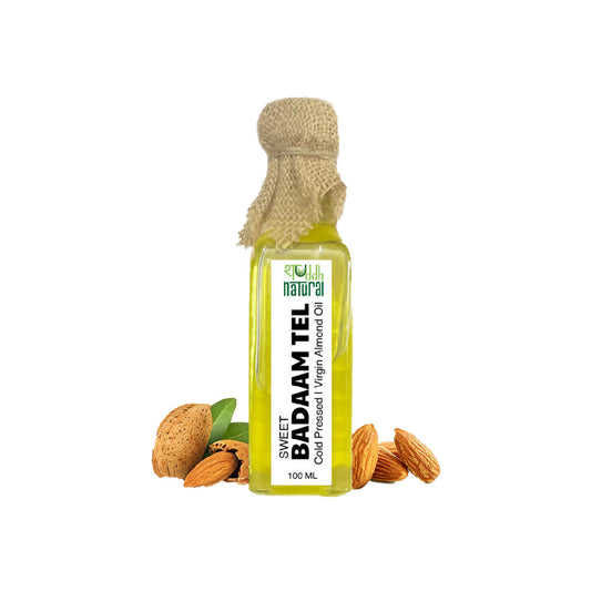 Shuddh Natural Almond Oil Sweet Cold Pressed Baby Massage Oil - Grab2buy