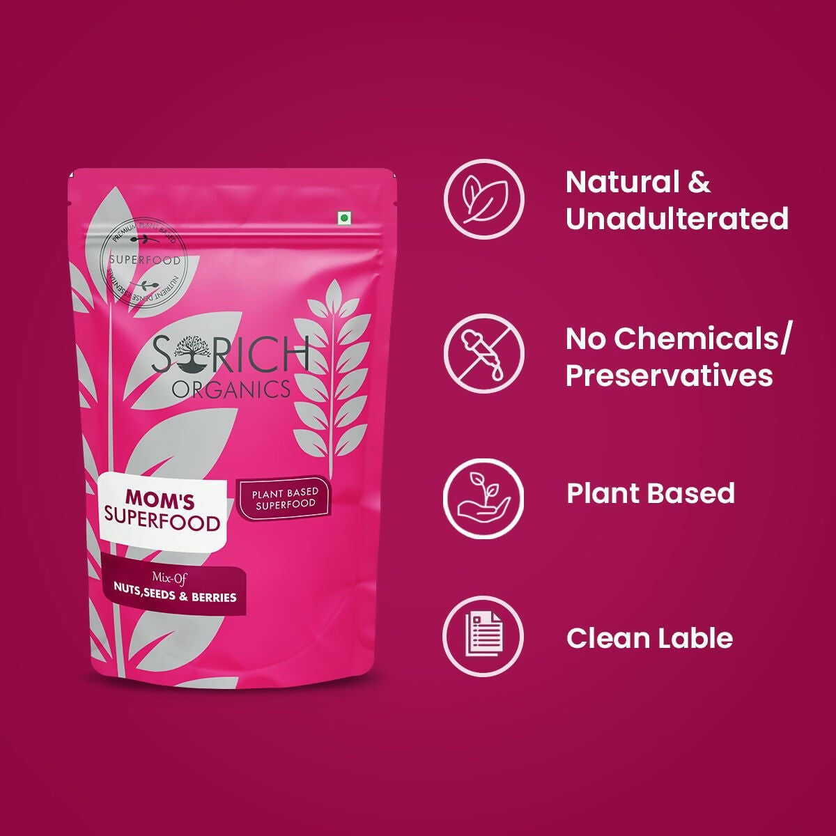 Sorich Organics Mother's Superfood Mix Nuts & Seeds 