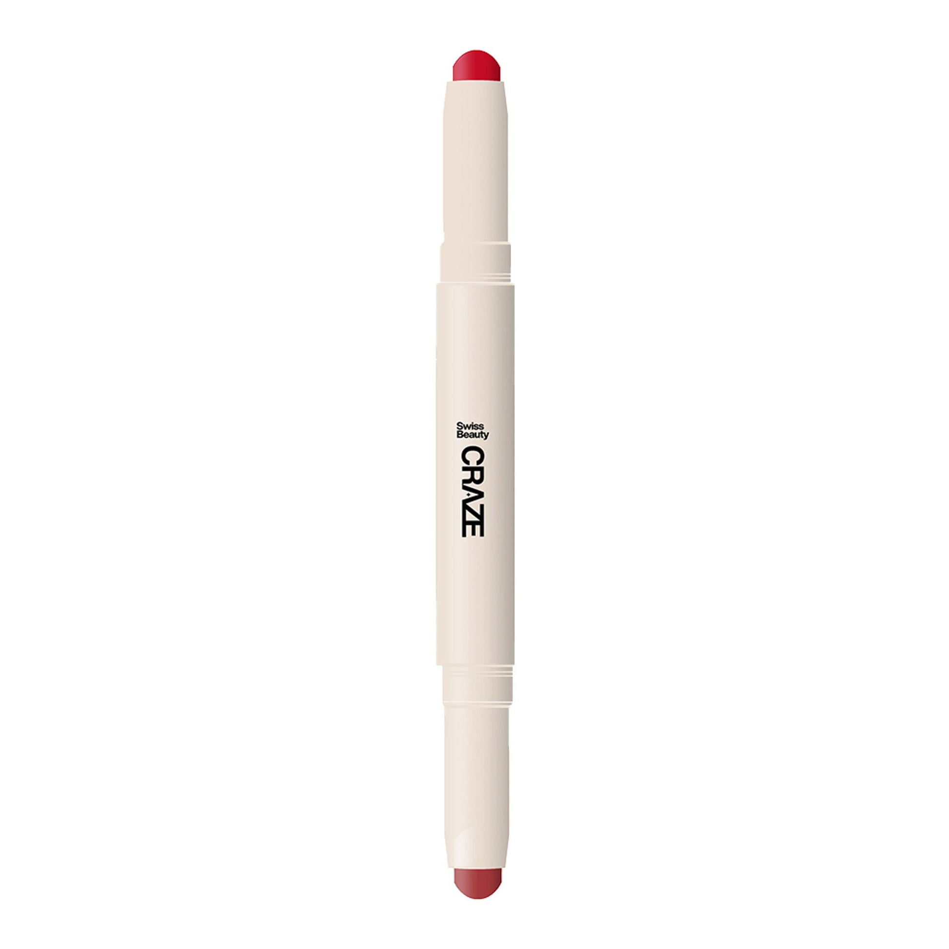 Swiss Beauty CRAZE Duo 2 In 1 Satin Matte Finish Lipstick Non-Transfer Lip Colour - 01 Party Ready