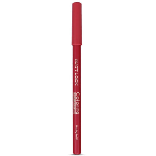 Matt Look Colorite Lip Contour Professional Matte Lip Color Pencil - Flaming Red 01 