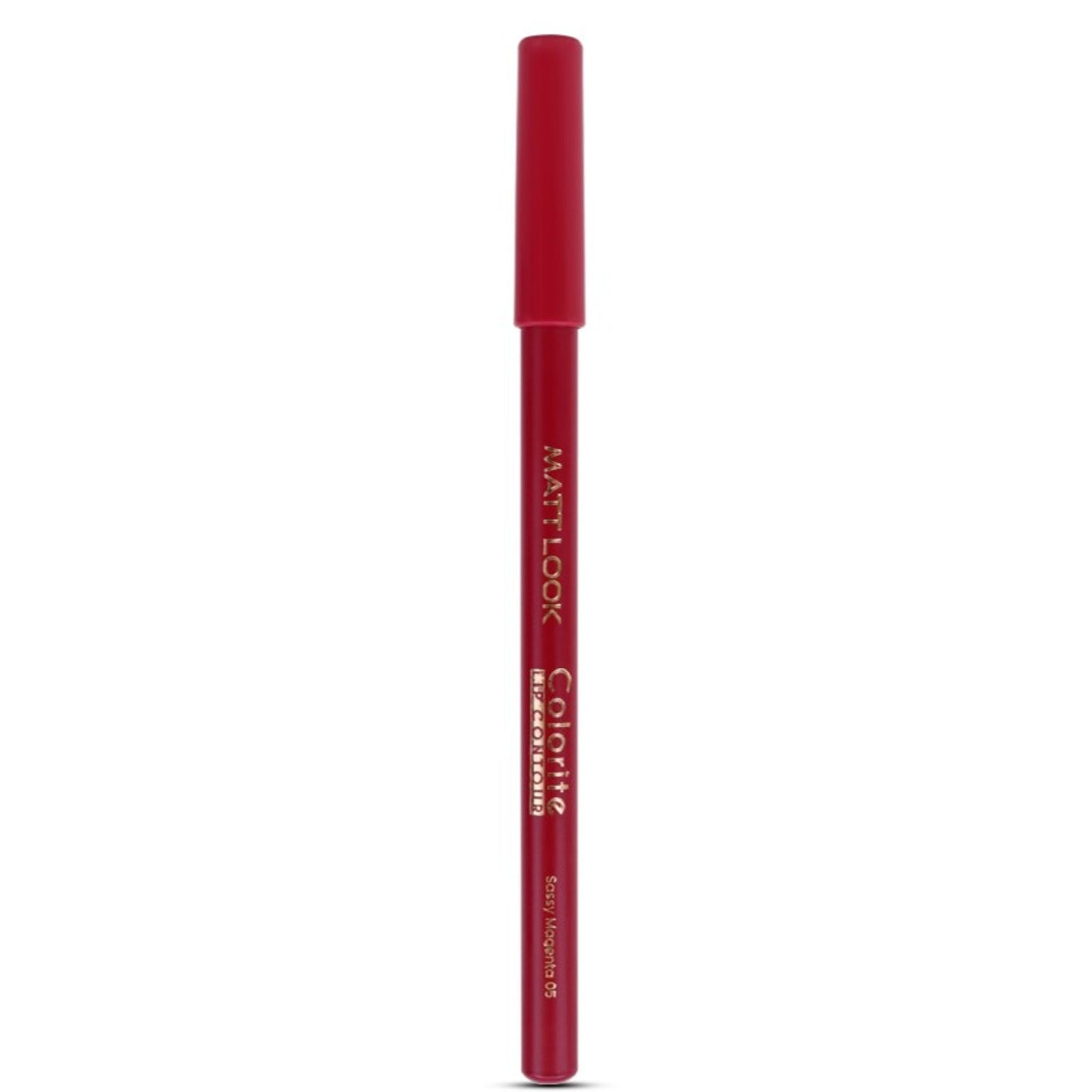 Matt Look Colorite Lip Contour Professional Matte Lip Color Pencil - Sassy Magenta 05 