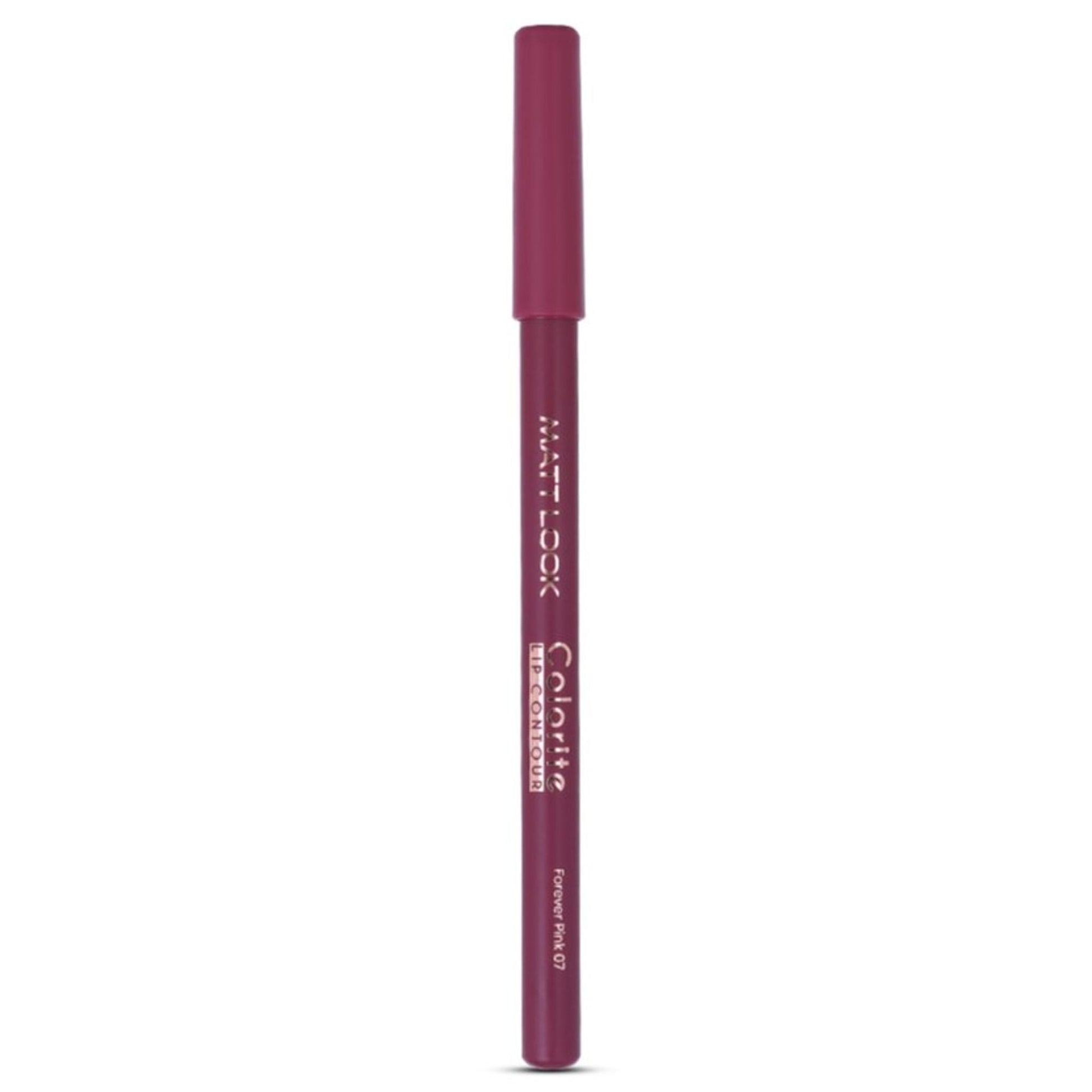 Matt Look Colorite Lip Contour Professional Matte Lip Color Pencil - Foreverpink 07 