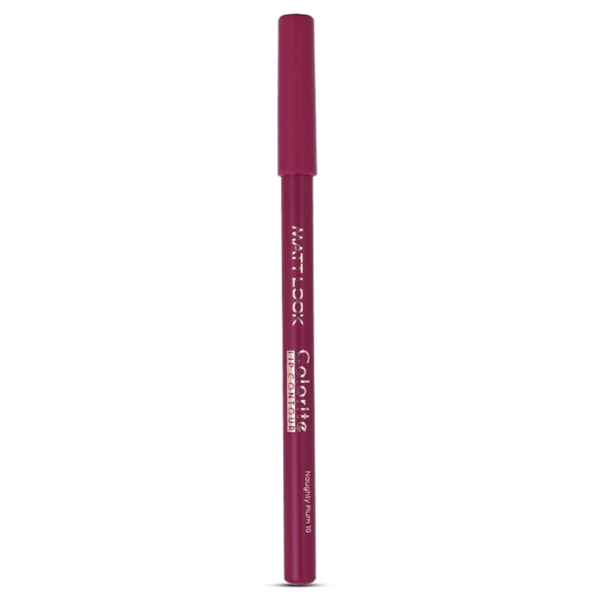 Matt Look Colorite Lip Contour Professional Matte Lip Color Pencil - Naughty Plum 10 