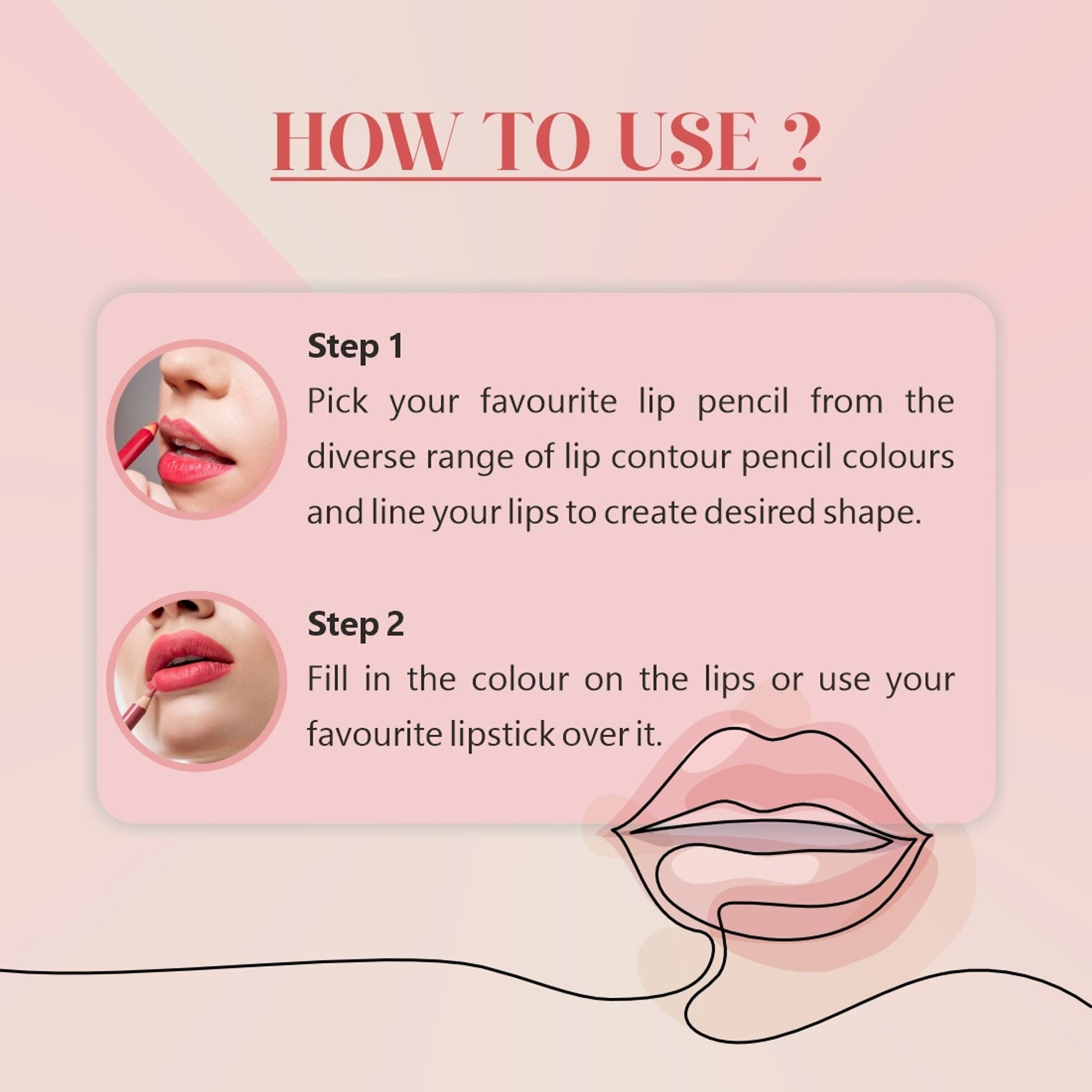 Matt Look Colorite Lip Contour Professional Matte Lip Color Pencil - Charming Fuchsia 19 