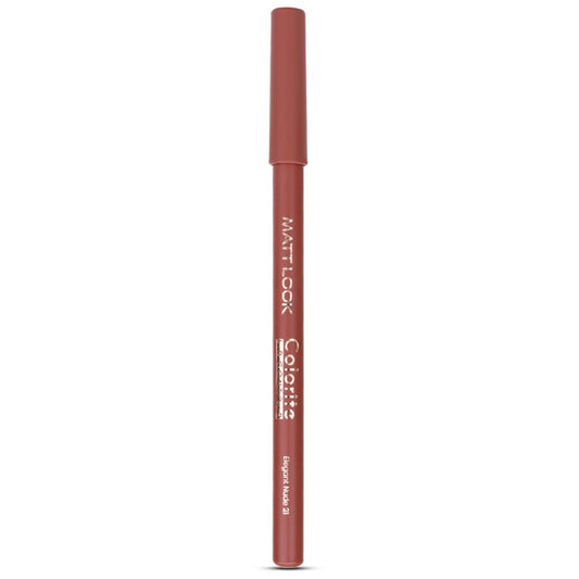 Matt Look Colorite Lip Contour Professional Matte Lip Color Pencil - Elegant Nude 21 