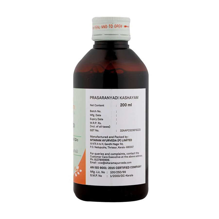 Sitaram Ayurveda Prasaranyadi Kashayam 
