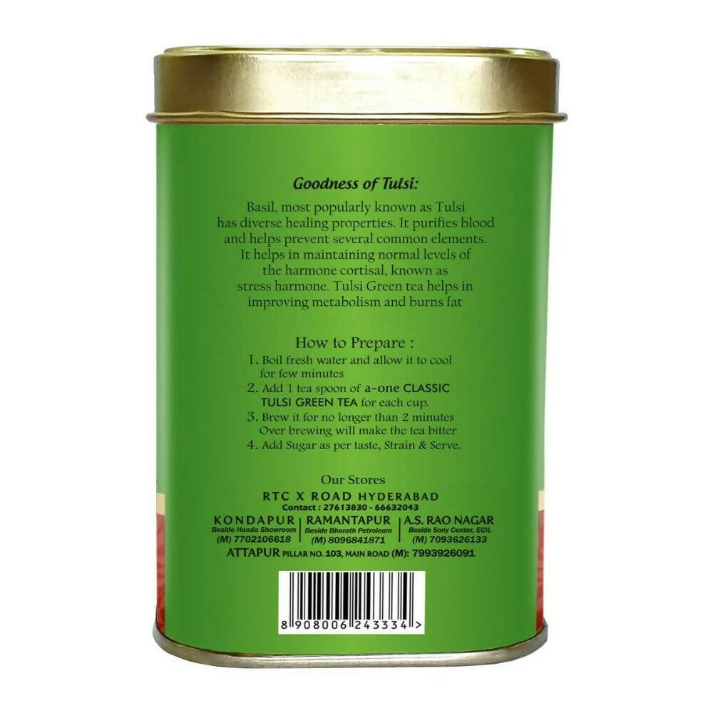 A-One Classic Premium Tulsi Green Tea - Grab2buy