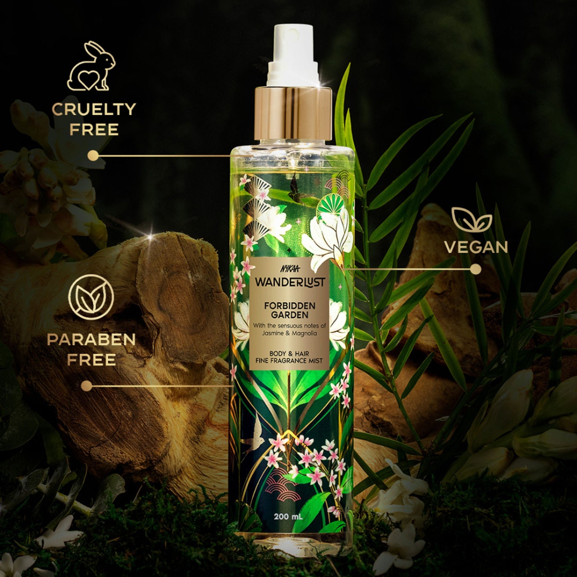 Wanderlust Fragrance Mist For Her - Forbidden Garden  Grab2Buy Wanderlust Grab2Buy