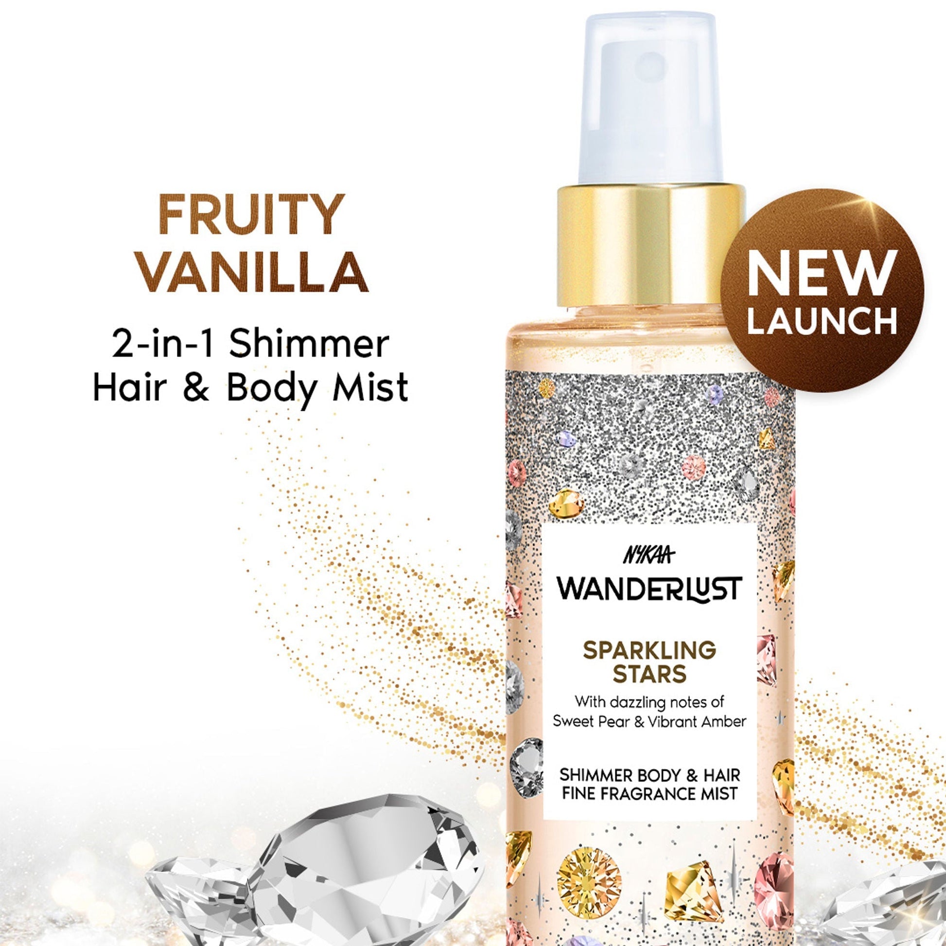 Wanderlust Fragrance Mist For Her - Sparkling Stars  Grab2Buy Wanderlust Grab2Buy