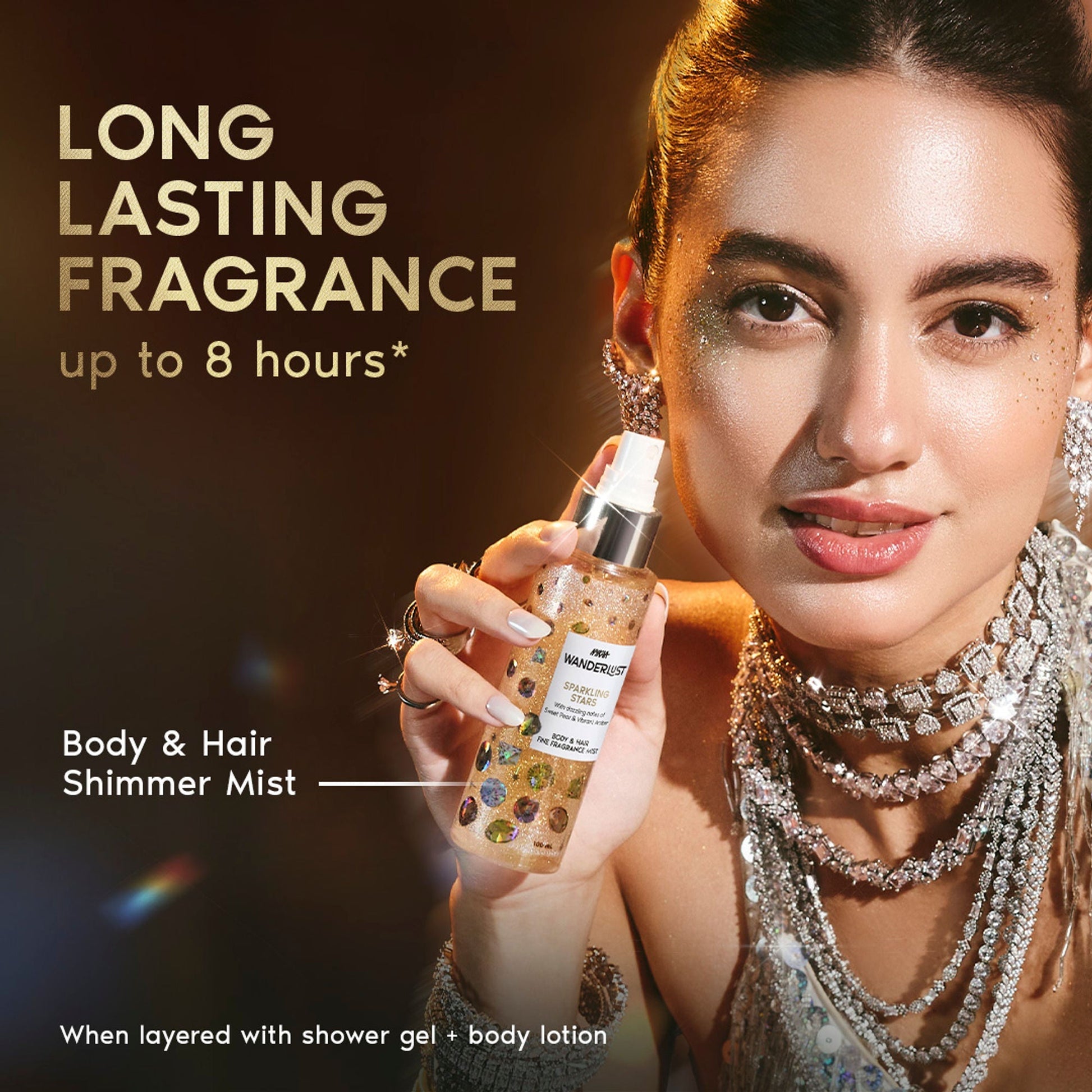 Wanderlust Fragrance Mist For Her - Sparkling Stars  Grab2Buy Wanderlust Grab2Buy