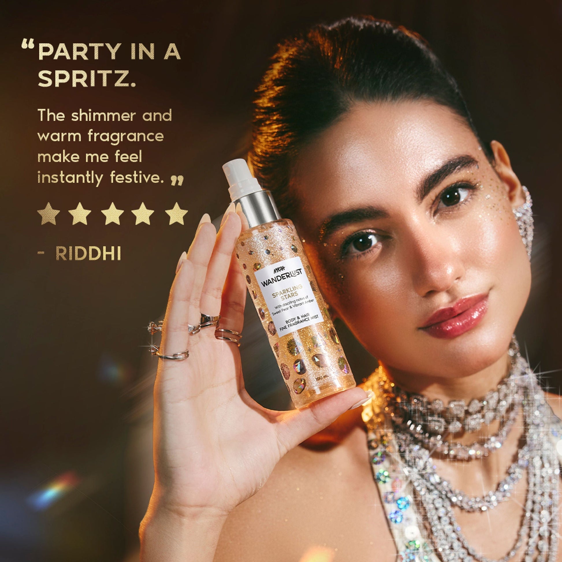 Wanderlust Fragrance Mist For Her - Sparkling Stars  Grab2Buy Wanderlust Grab2Buy