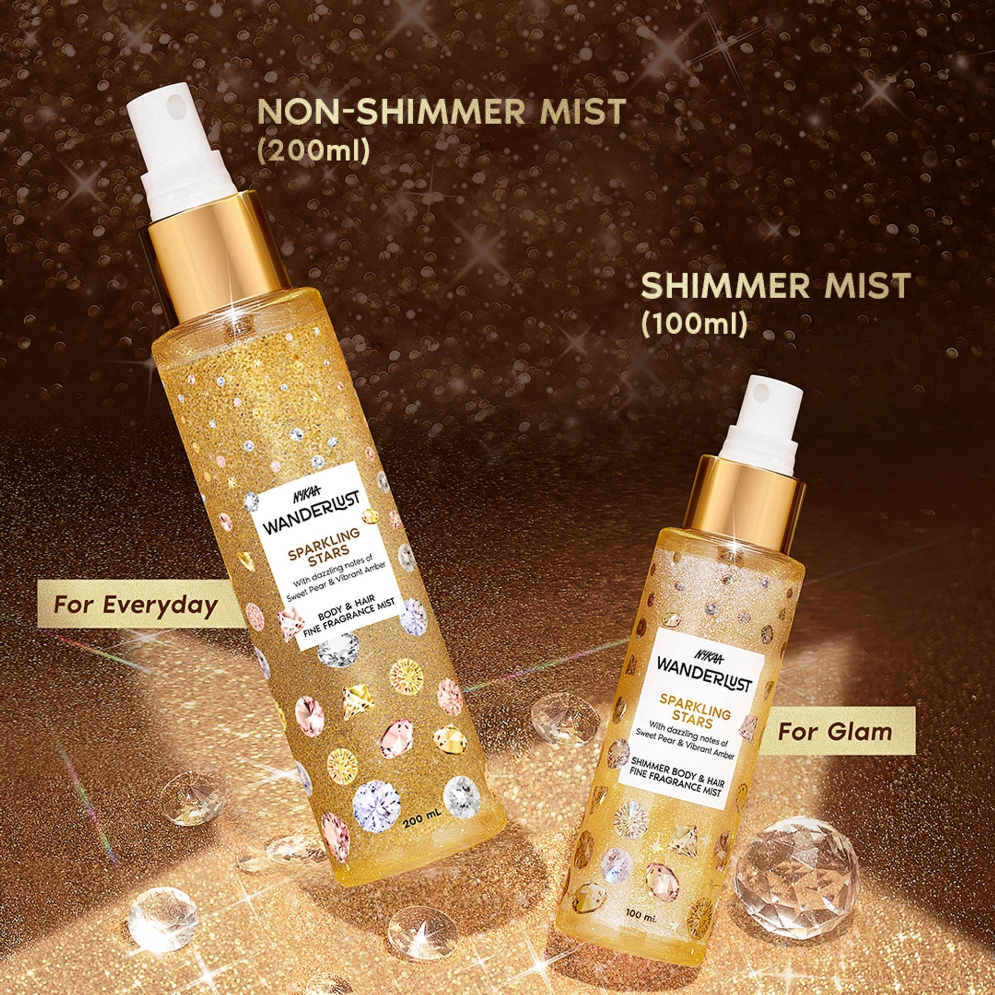 Wanderlust Fragrance Mist For Her - Sparkling Stars  Grab2Buy Wanderlust Grab2Buy