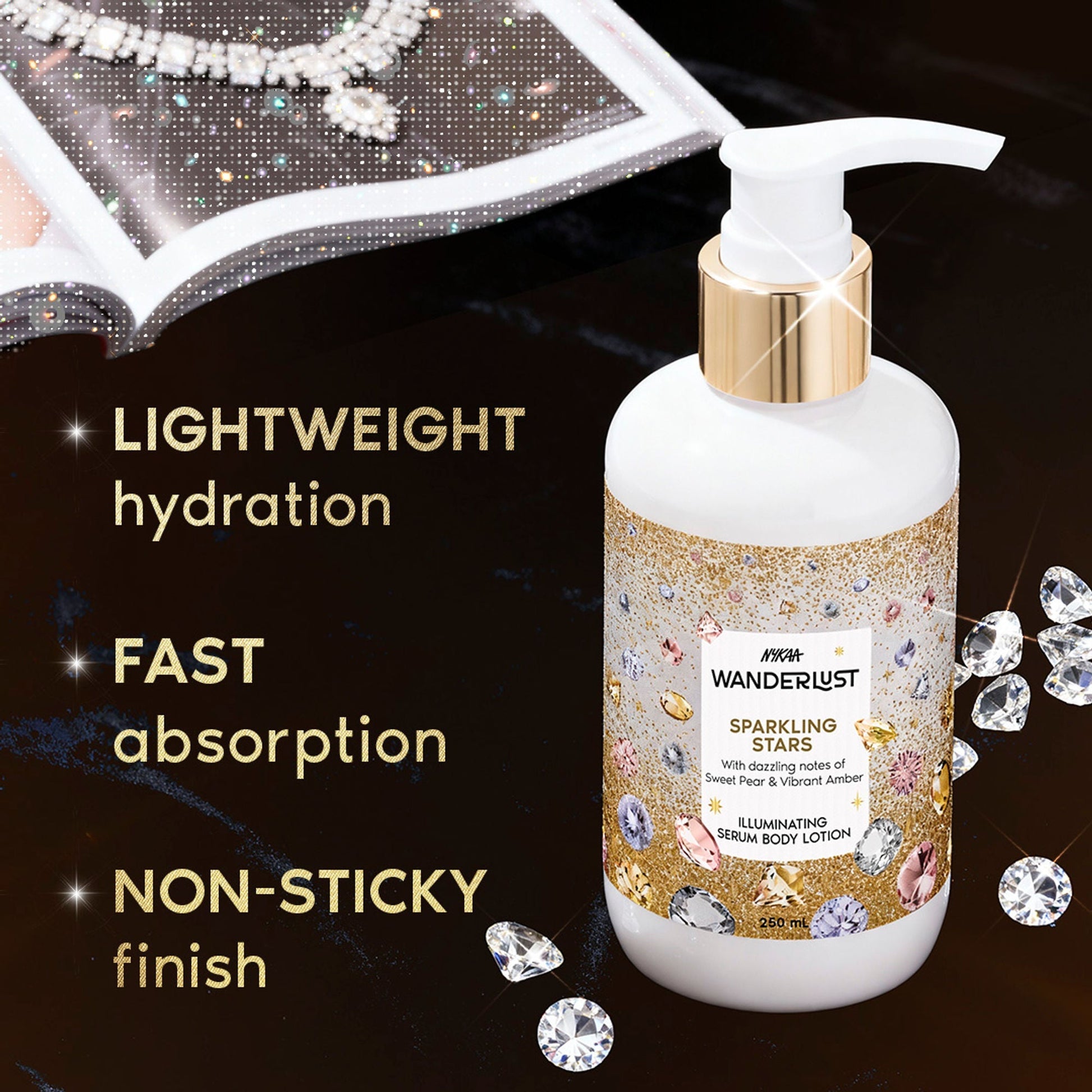 Wanderlust Moisturizing Body Lotion - Sparkling Stars  Grab2Buy Wanderlust Grab2Buy