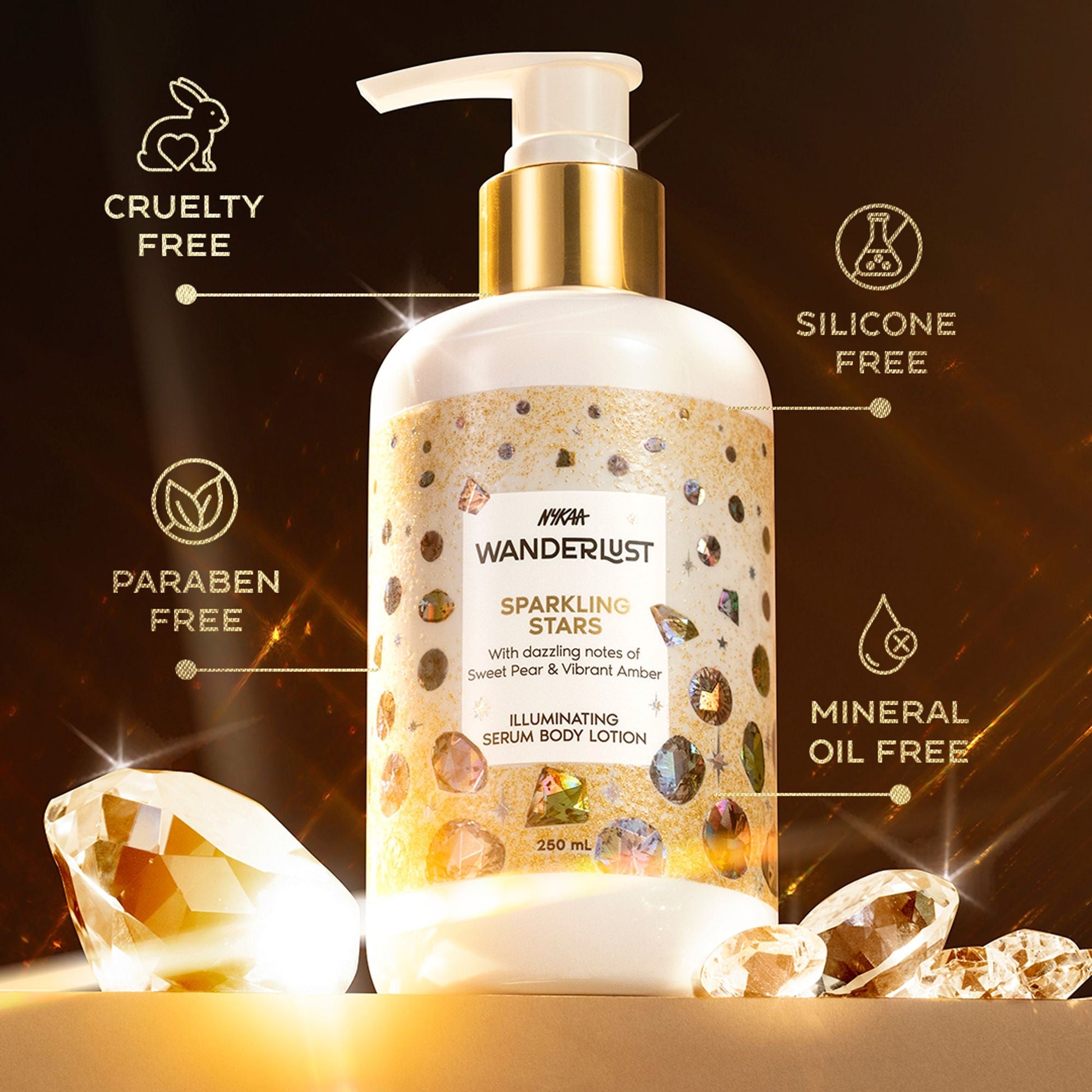 Wanderlust Moisturizing Body Lotion - Sparkling Stars  Grab2Buy Wanderlust Grab2Buy