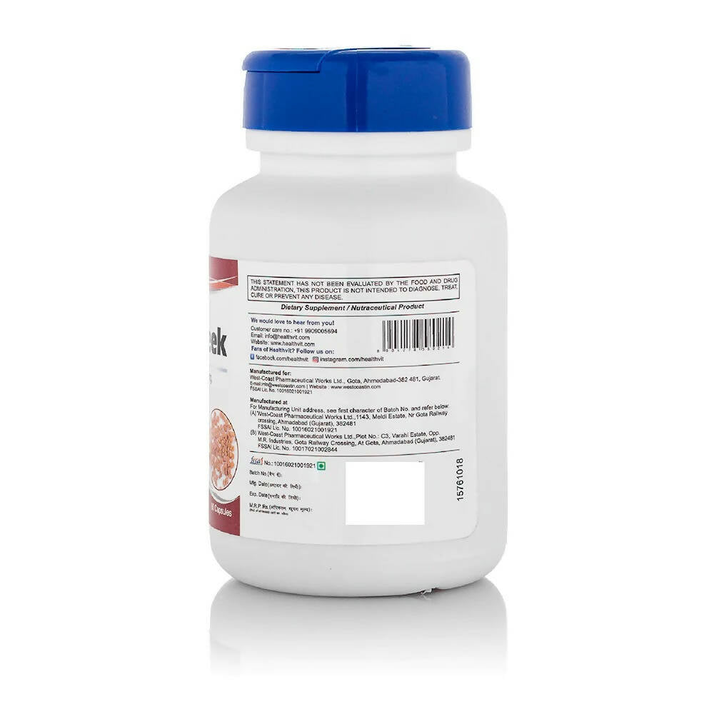 Healthvit Fenugreek Capsules - Grab2buy