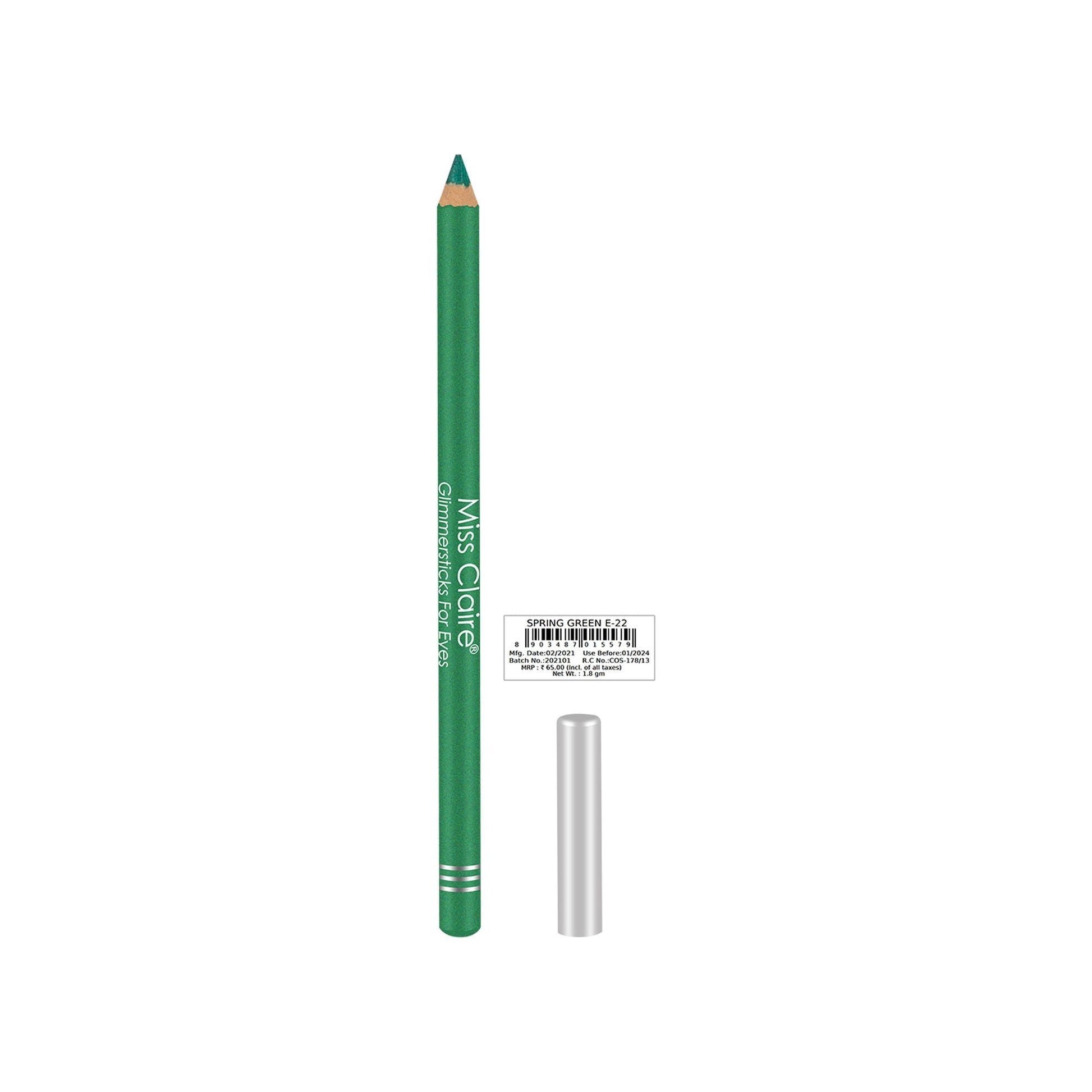 Miss Claire Glimmersticks For Eyes - Spring Green E-22 | Swadesiicart