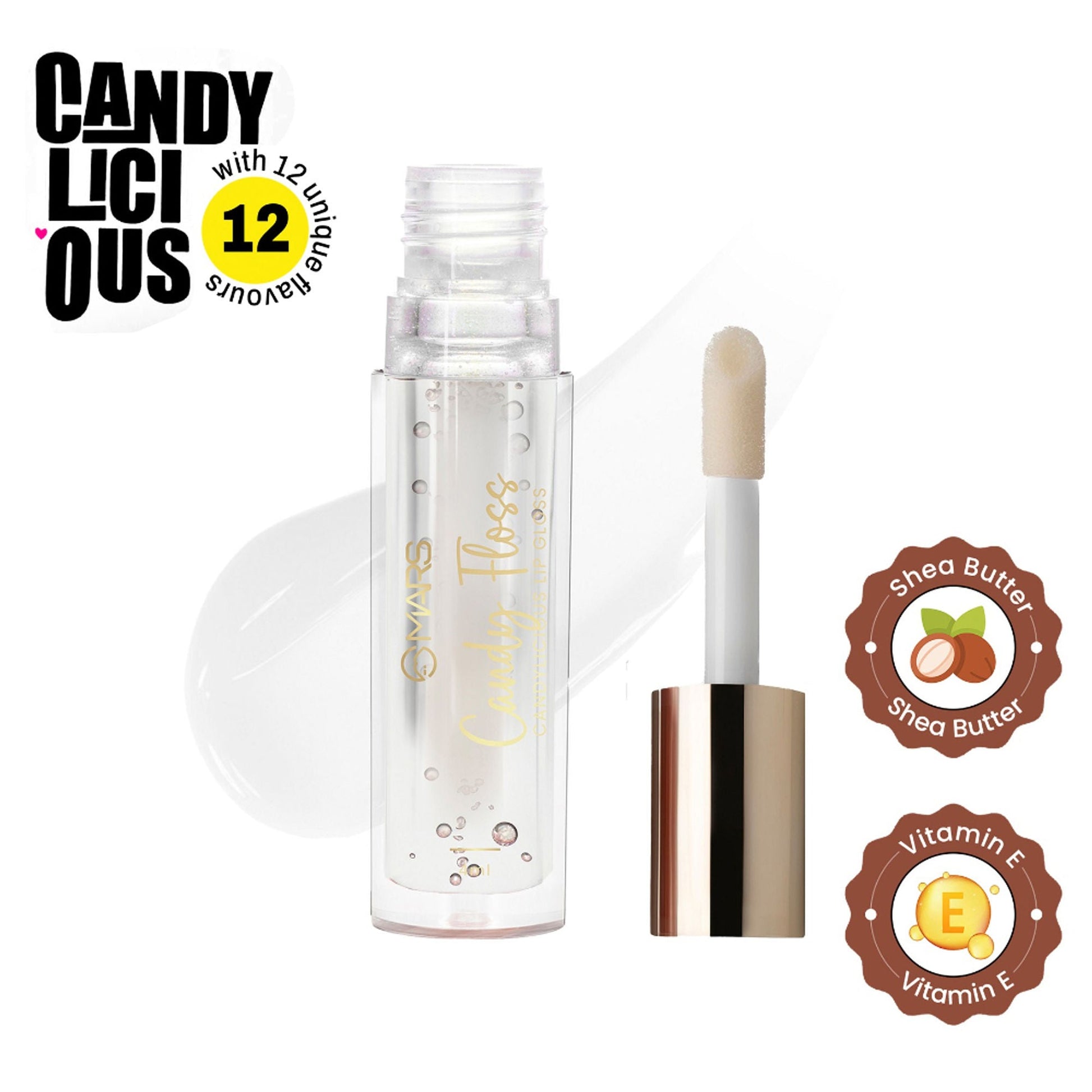 MARS Cosmetics Candylicious Colored Lip Gloss - Candy Floss 