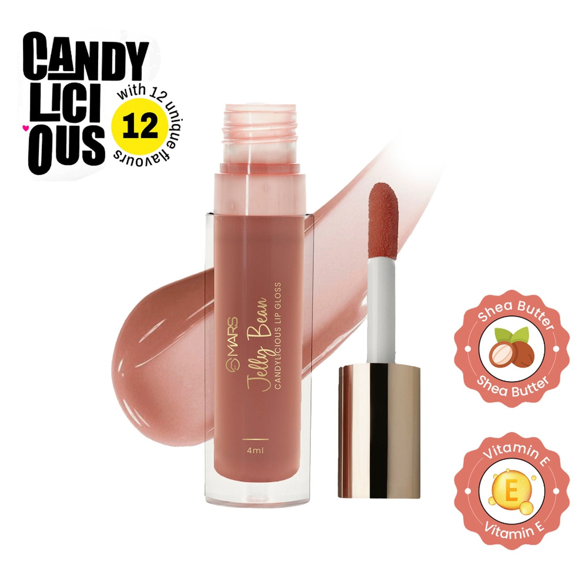 MARS Cosmetics Candylicious Colored Lip Gloss - Jelly Bean 