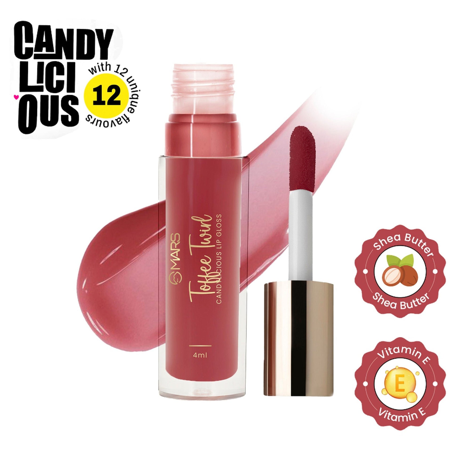 MARS Cosmetics Candylicious Colored Lip Gloss - Toffee Twirl | Grab2Buy