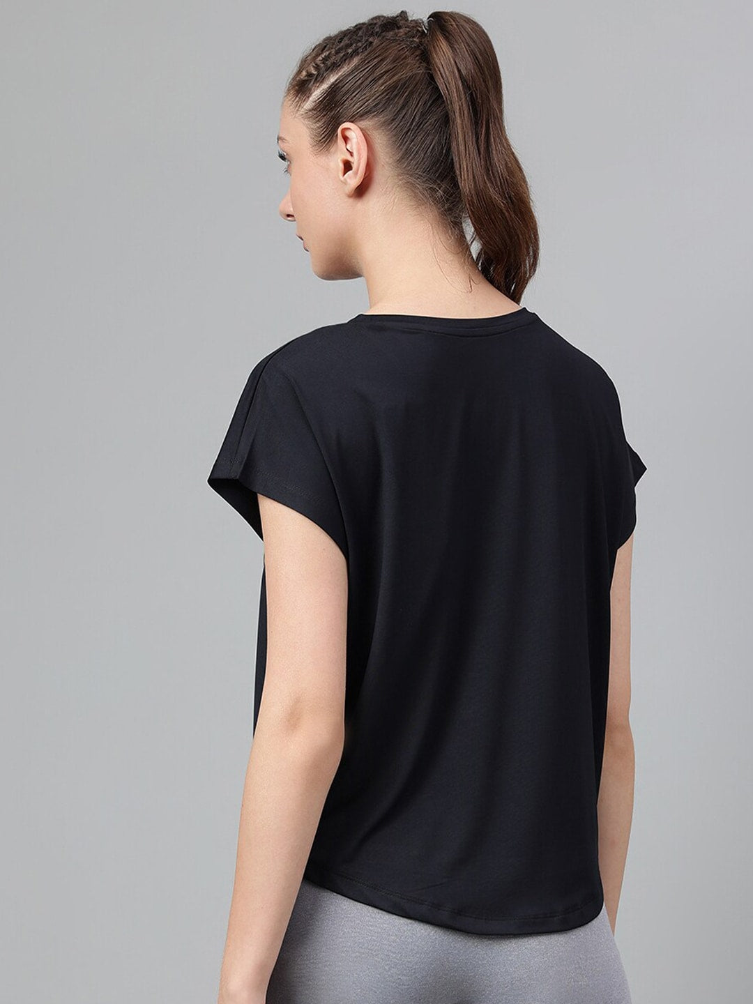 MKH Typography Printed Extended Sleeves Dri-FIT Relaxed Fit T-shirt 