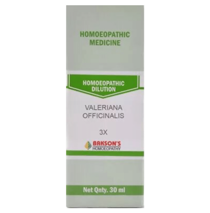 Bakson's Homeopathy Valeriana Officinalis Dilution Genie India
