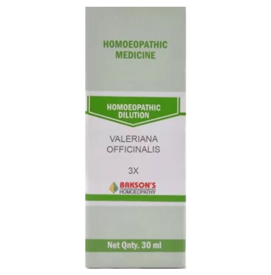 Bakson's Homeopathy Valeriana Officinalis Dilution Genie India