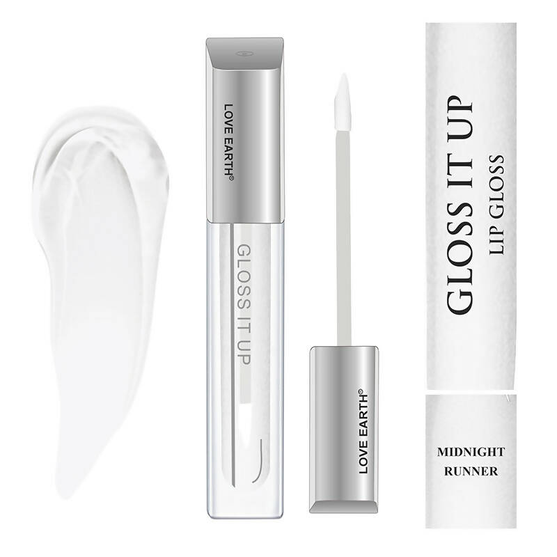 Love Earth Lip Gloss - Midnight Runner (Transparent) 