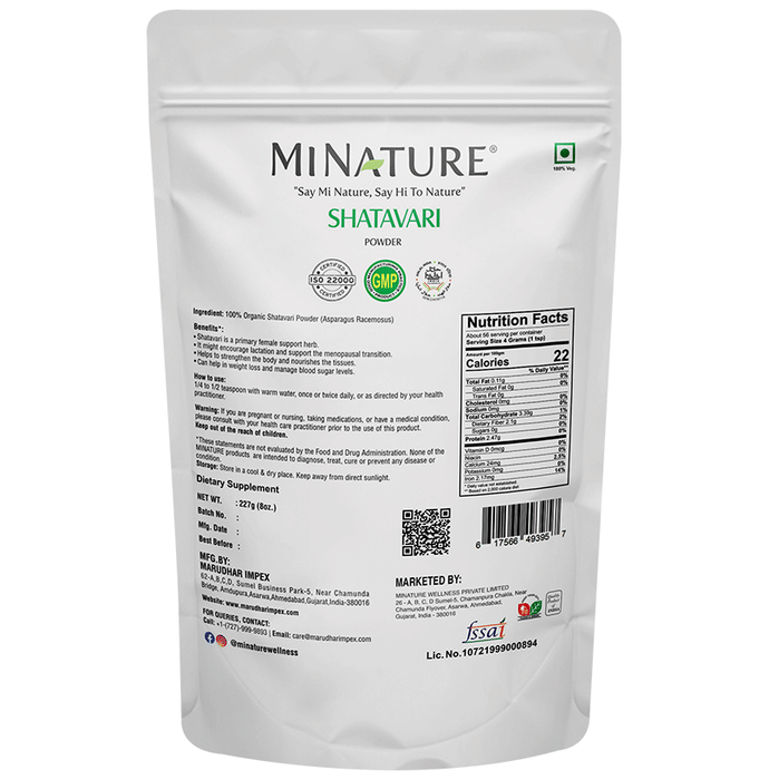 Minature Shatavari Organic Powder 