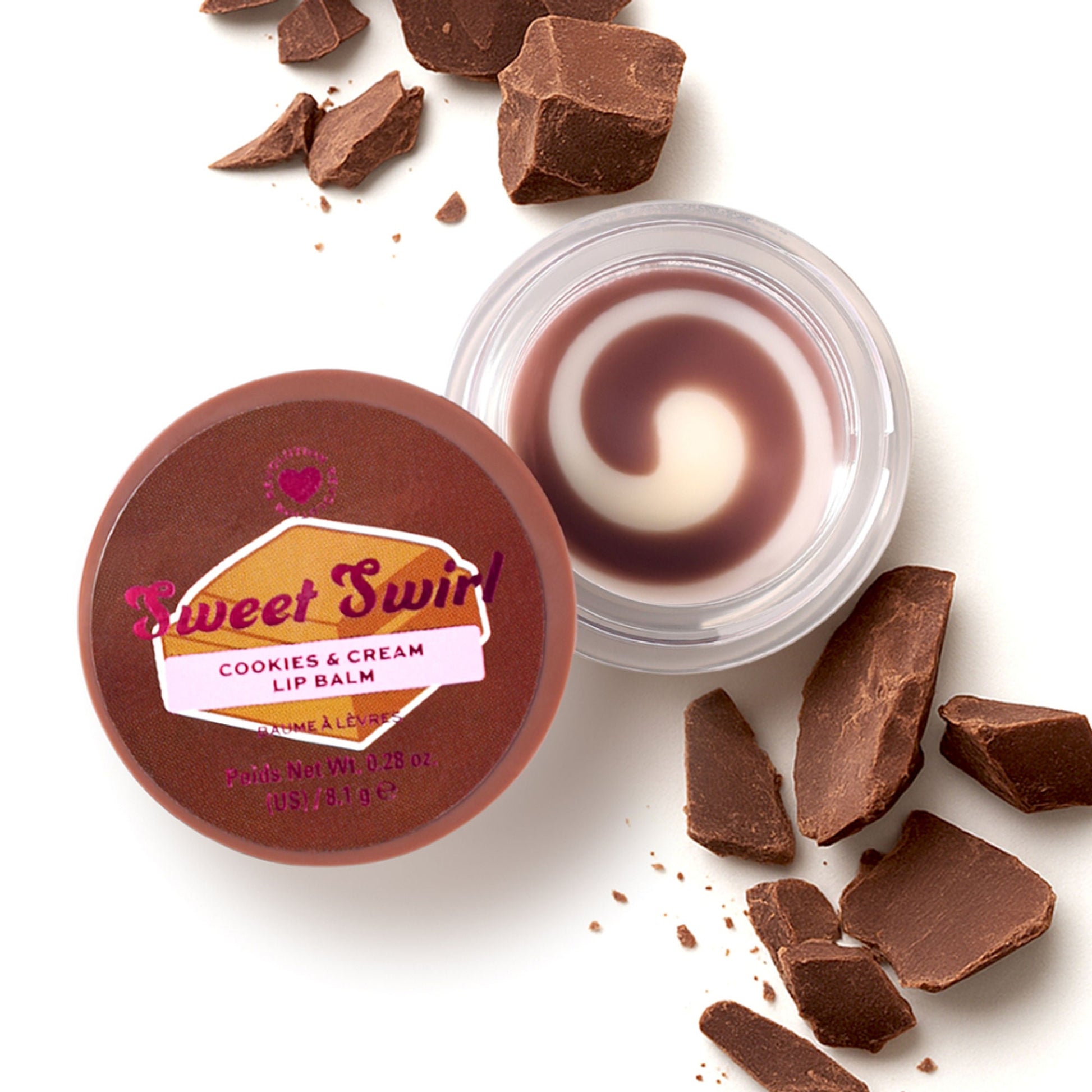 Makeup Revolution Sweet Swirl Lip Mask - Cookies And Cream