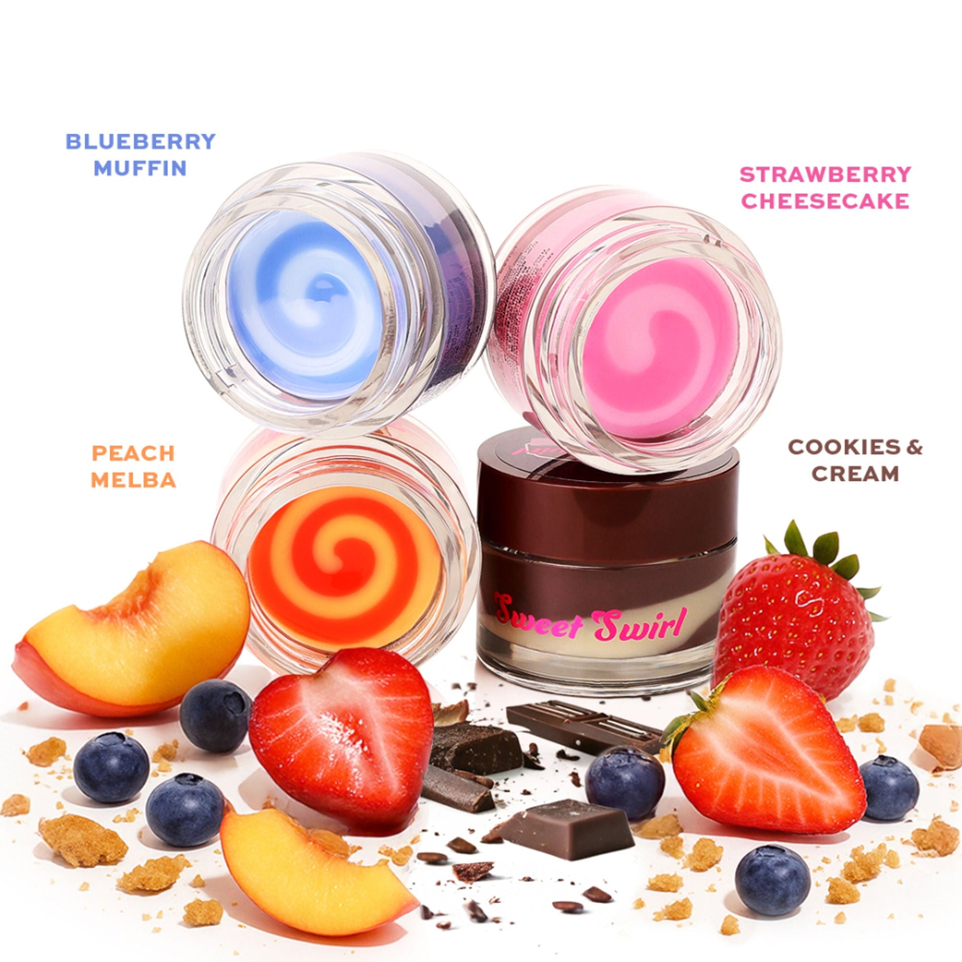 Makeup Revolution Sweet Swirl Lip Mask - Blueberry Muffin