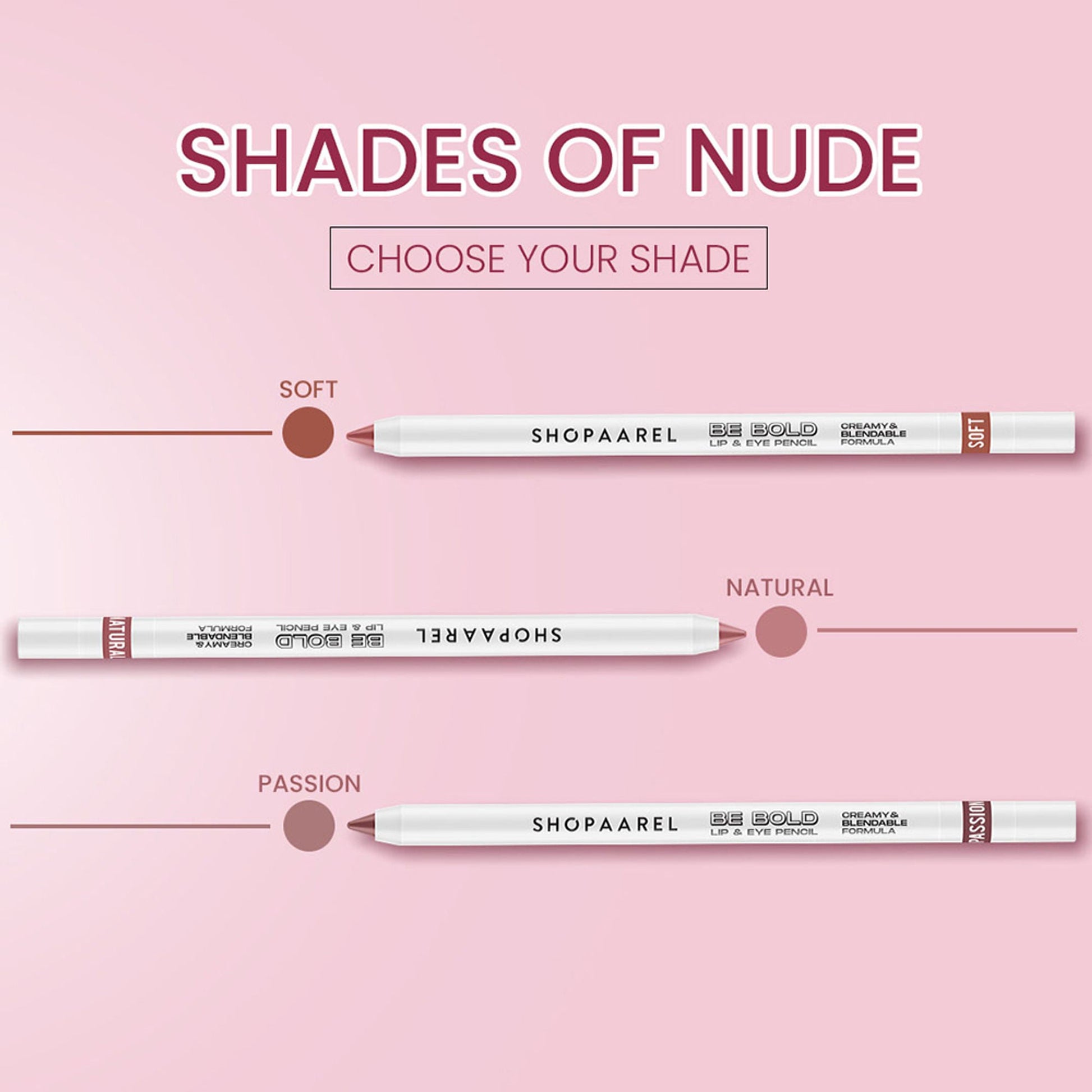 Shopaarel Be Bold Lip & Eye Pencil - Sunrise